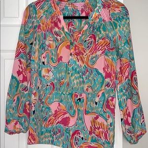 Lilly Pulitzer Elsa Silk Top